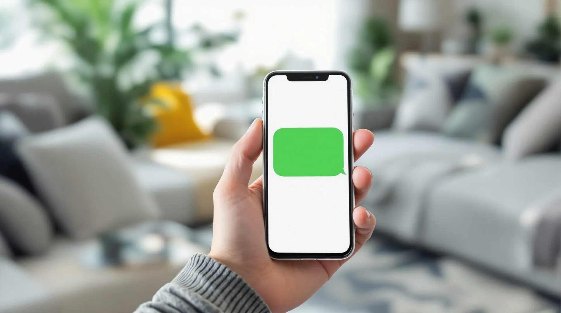 envoyer par message texte vert