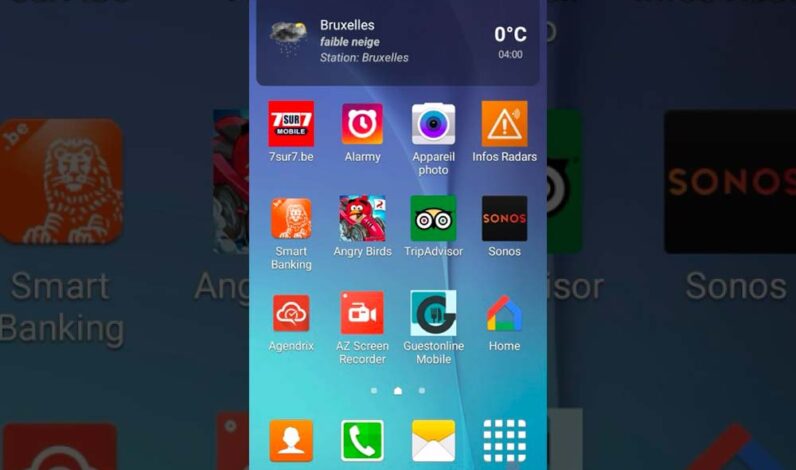Comment installer un widget avec Android ?