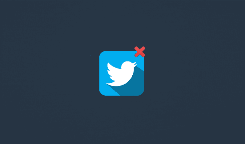 comment supprimer compte twitter