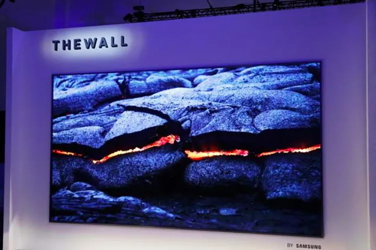 CES18 : The Wall, le premier téléviseur MicroLED 4K sans rebord de Samsung