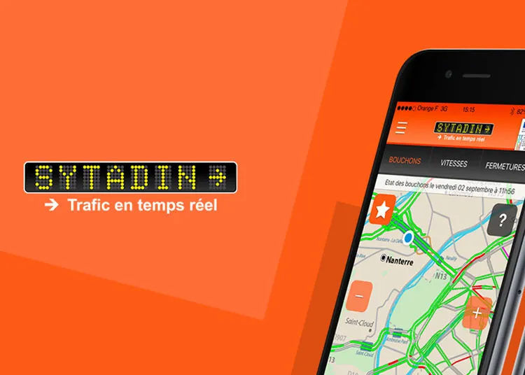 Sytadin application mobile trafic temps réel