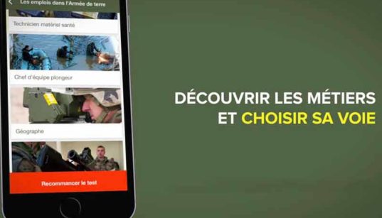 L’application Armée de Terre disponible sur Smartphones et tablettes