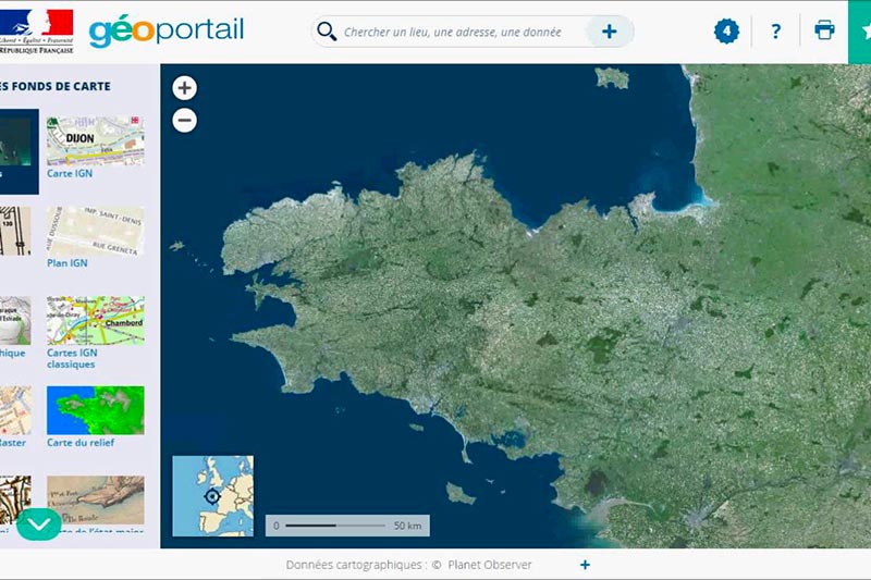 Geoportail drone