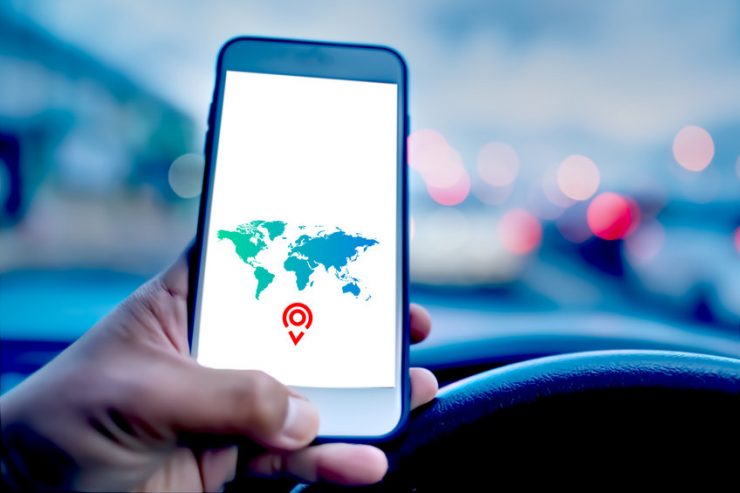 smartphone localisation