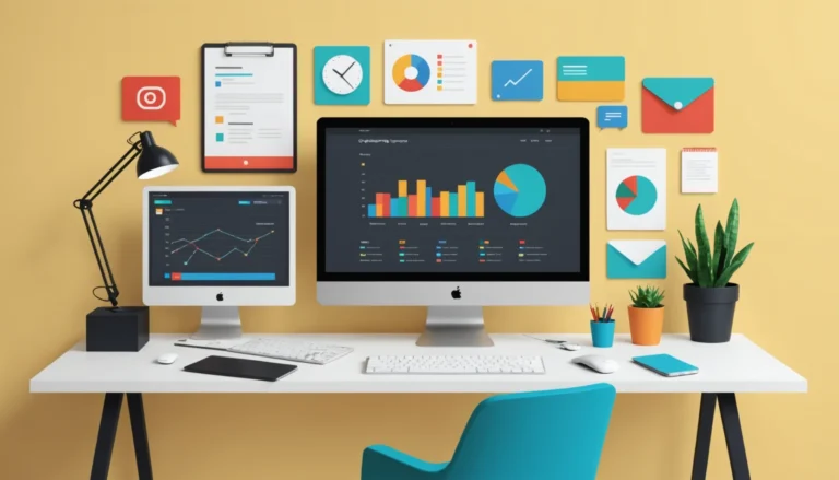 Site web flat design