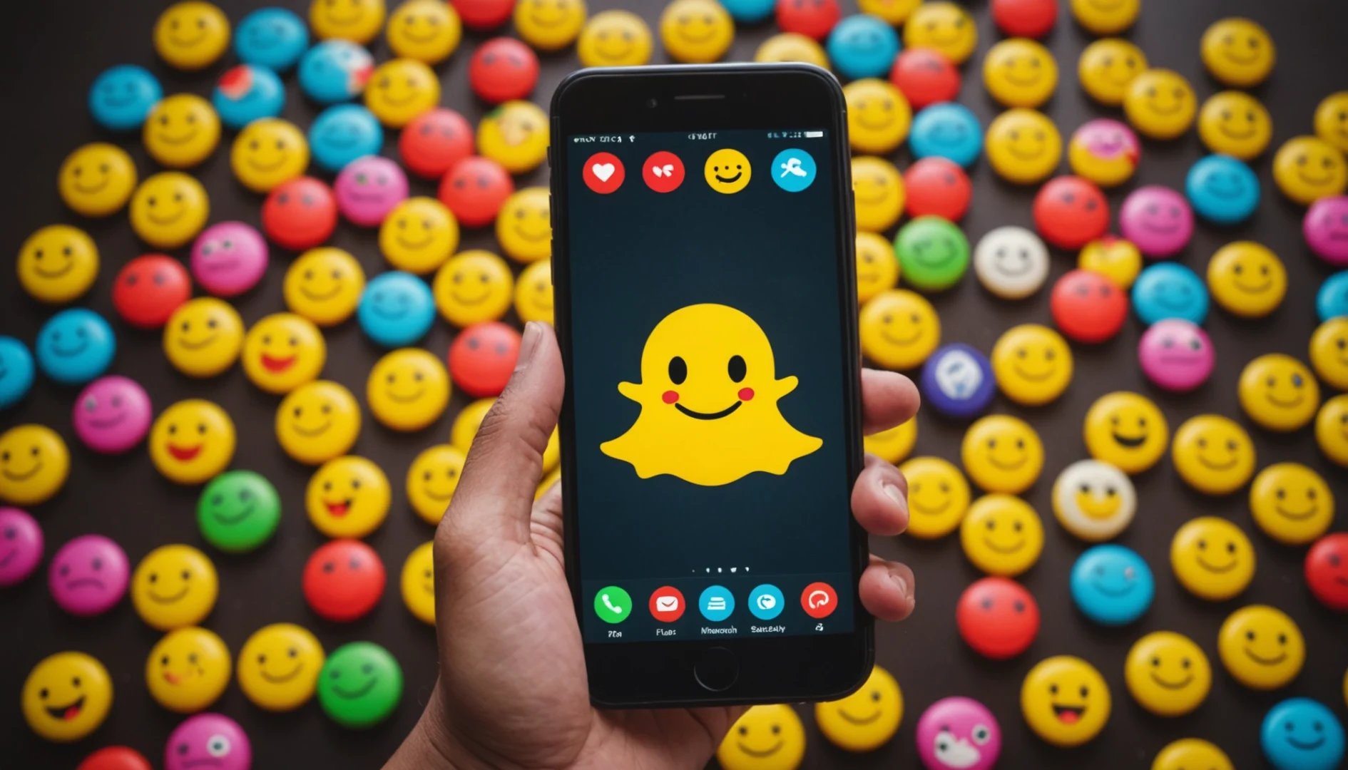 signification smiley snapchat