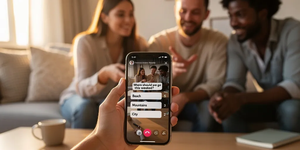 Faire un sondage sur Instagram dans un groupe : le mode d’emploi rapide