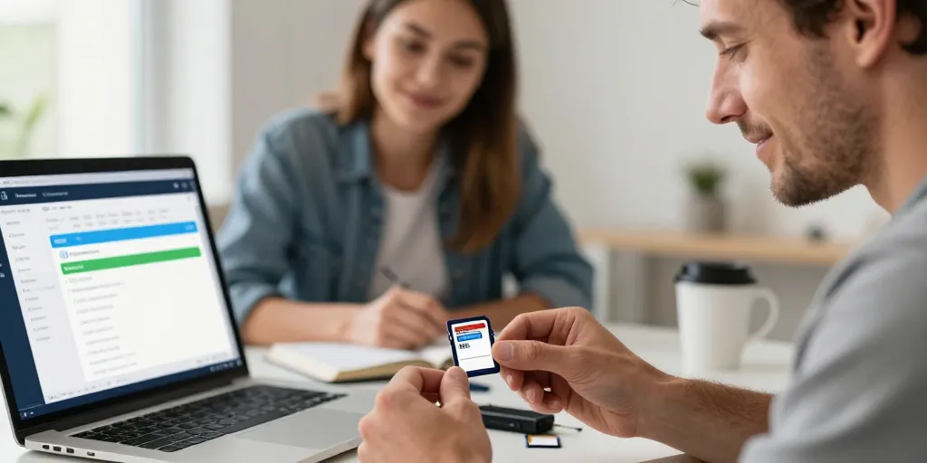recuperer fichier supprimé sur carte sd