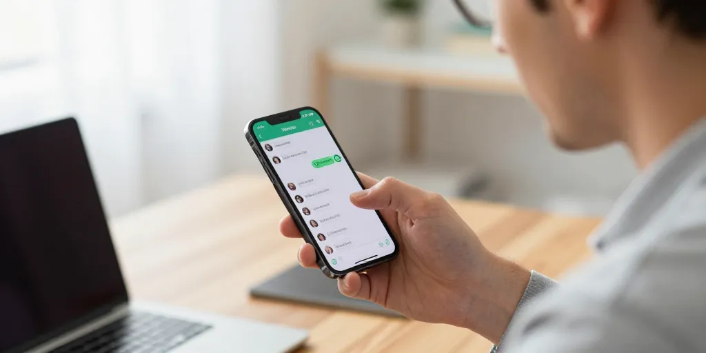épingler une discussion whatsapp iphone