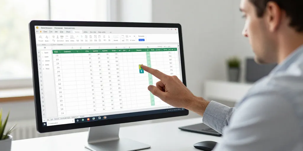 excel masquer colonne avec