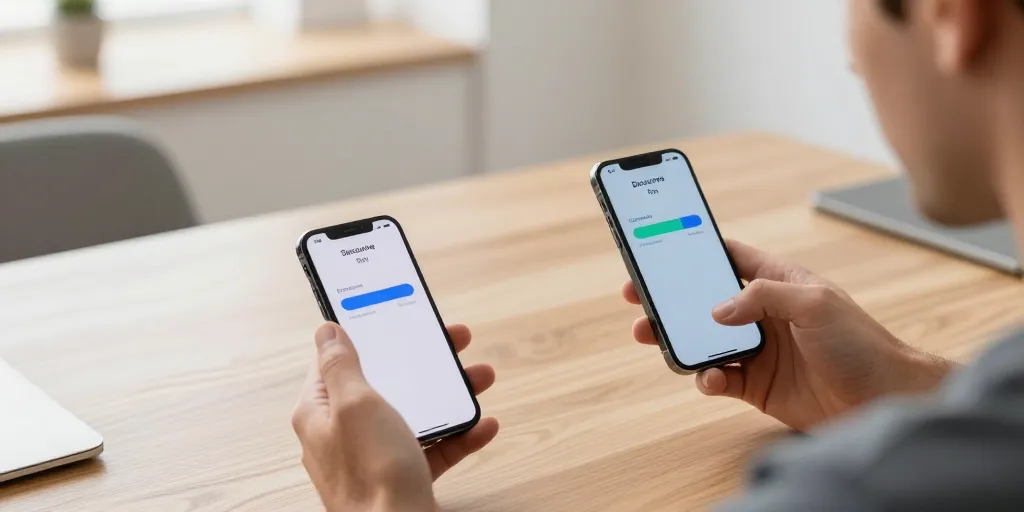 comment synchroniser deux téléphones iphone