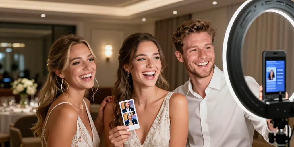 Impression instantanée, partage en ligne : le photobooth devient-il l’animation photo idéale ?