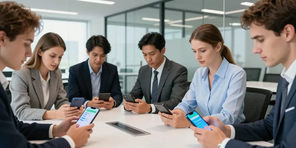 flotte de téléphones Android entreprise