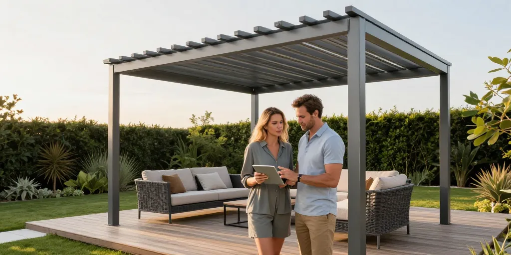 simulation pergola 3d