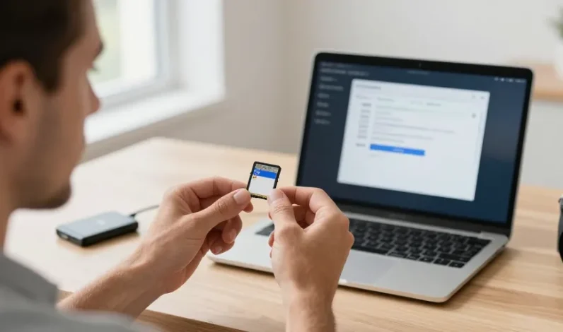récupérer un fichier supprimé sur carte sd