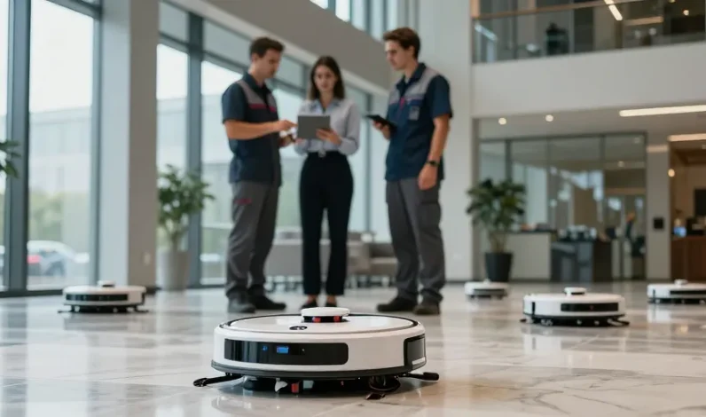 Robots de nettoyage autonomes : quand Android révolutionne l’entretien professionnel
